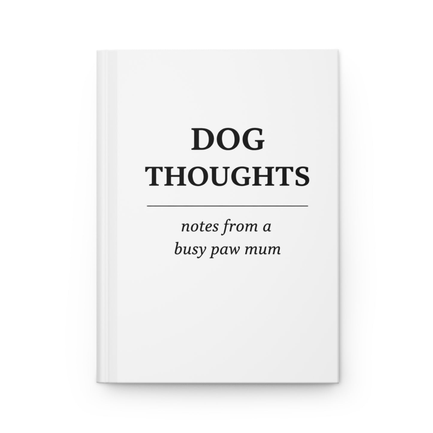 Hardcover Journal — Matte Blank Notebook for Writing & Note-Taking