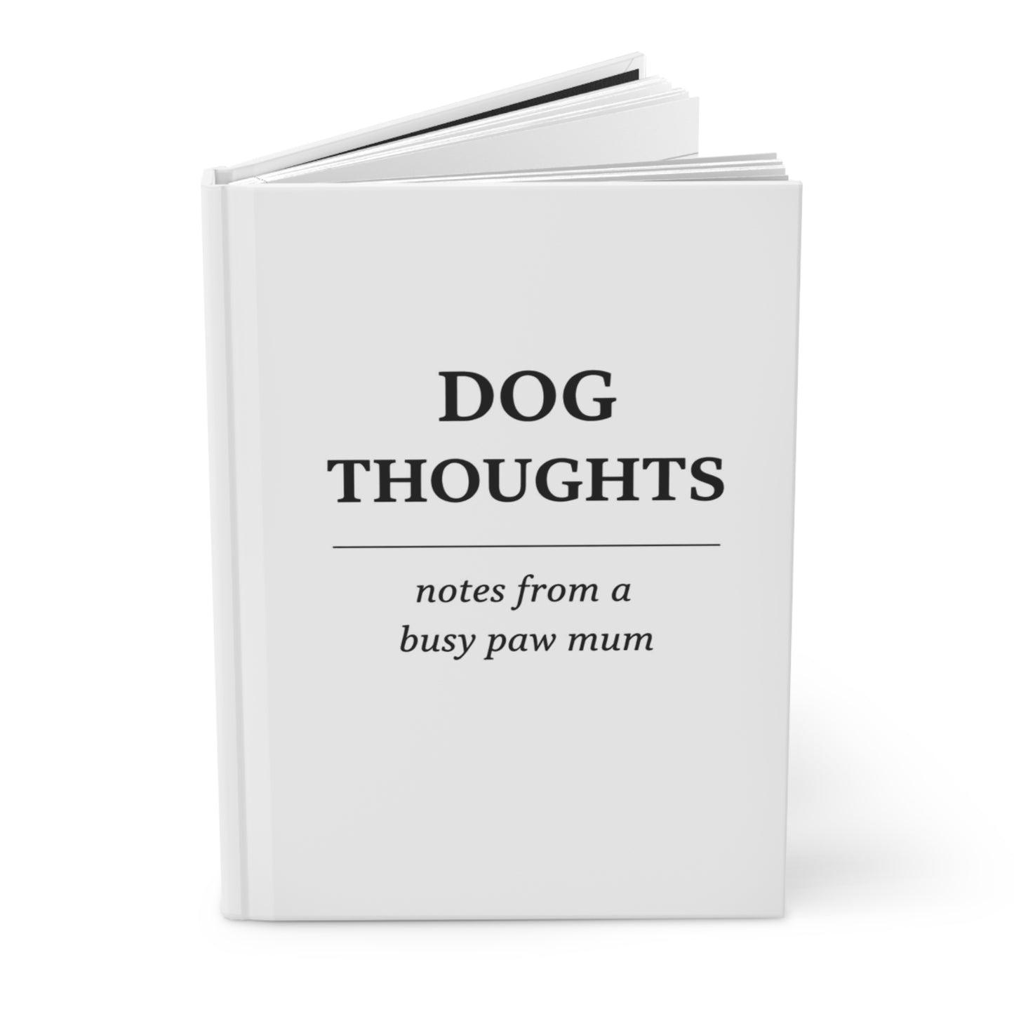 Hardcover Journal — Matte Blank Notebook for Writing & Note-Taking